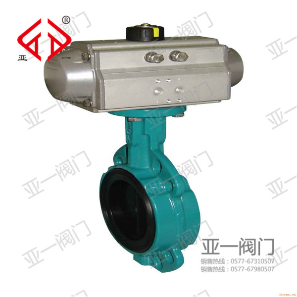 D671J全襯膠氣動蝶閥