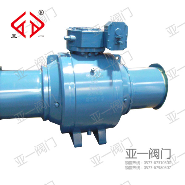 水平齒輪傳動式焊接球閥